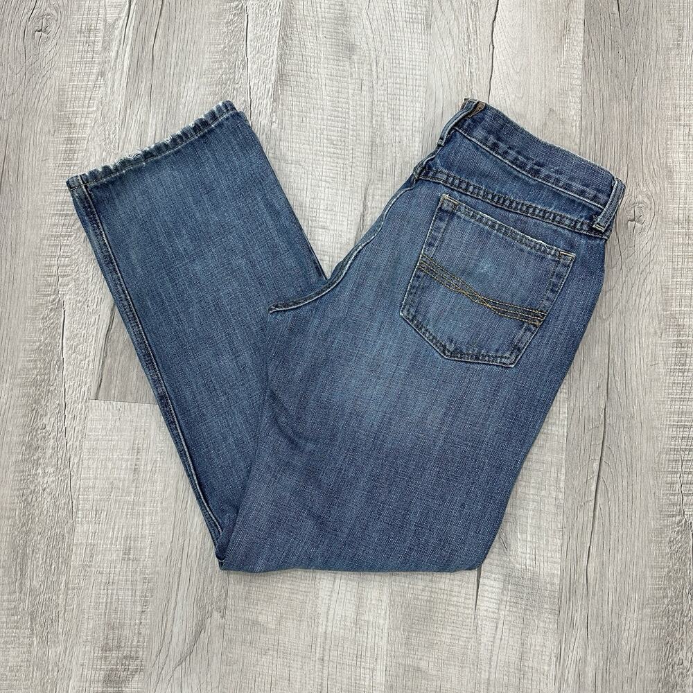 Ariat Jeans Mens 32x32 M2 Relaxed Boot Cut Dark Wash Denim Workwear Distressed